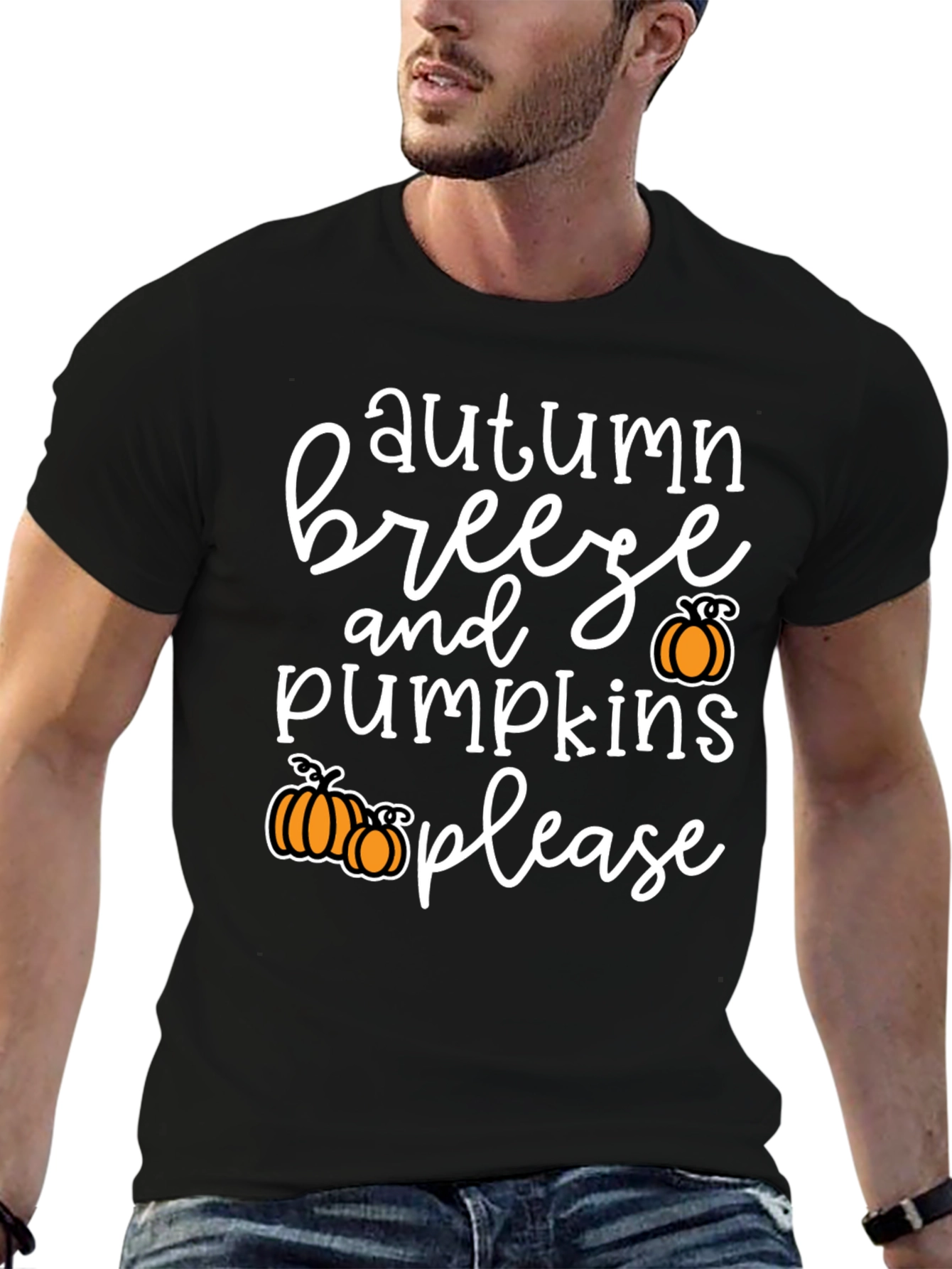 Autumn Breeze and Pumpkins Please T-Shirt