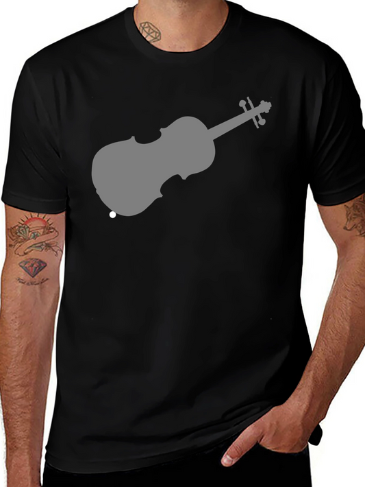 Violin Graphic Tee - Classic Music T-Shirt