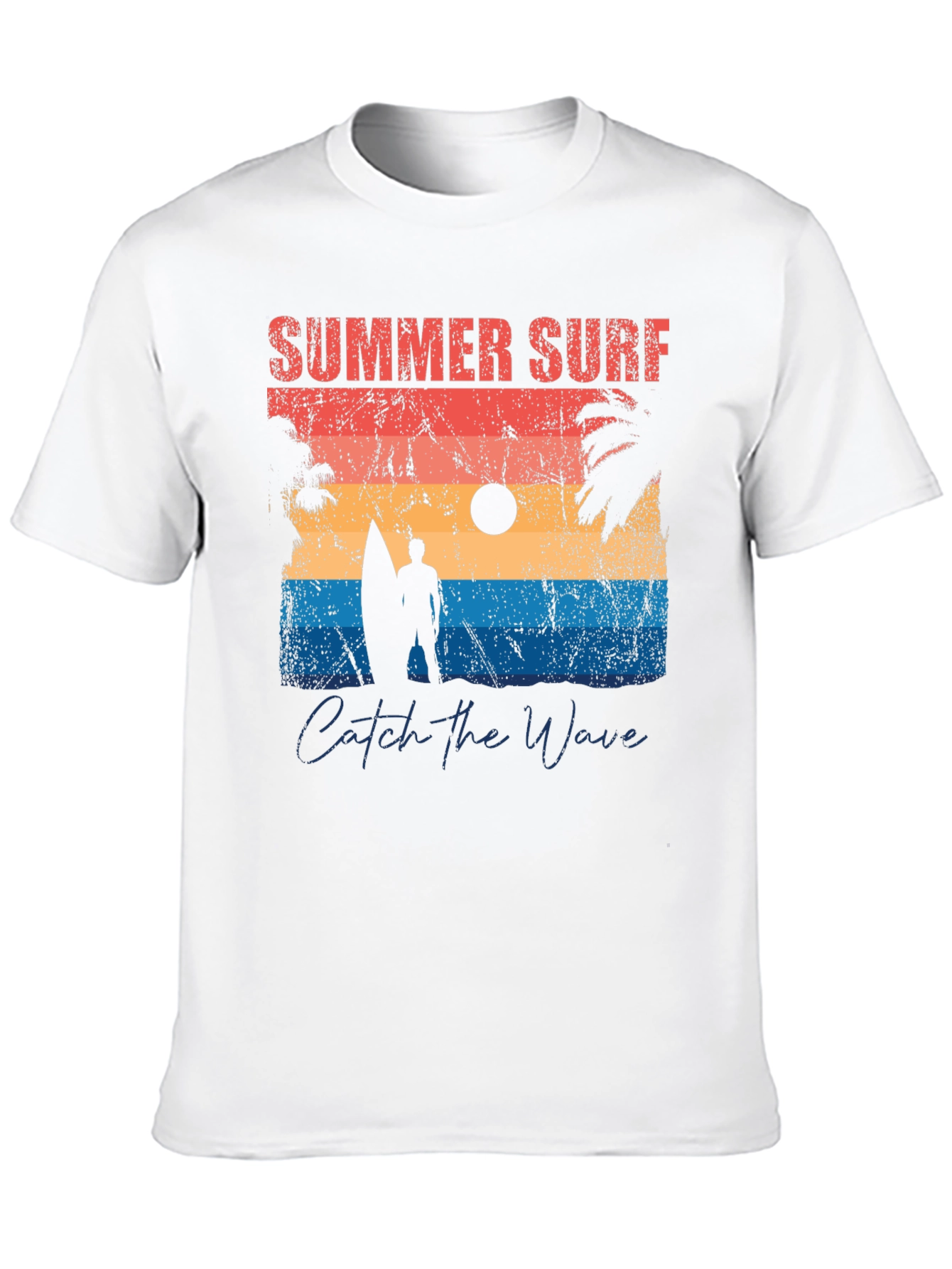 Summer Surf Graphic Tee - Catch the Wave