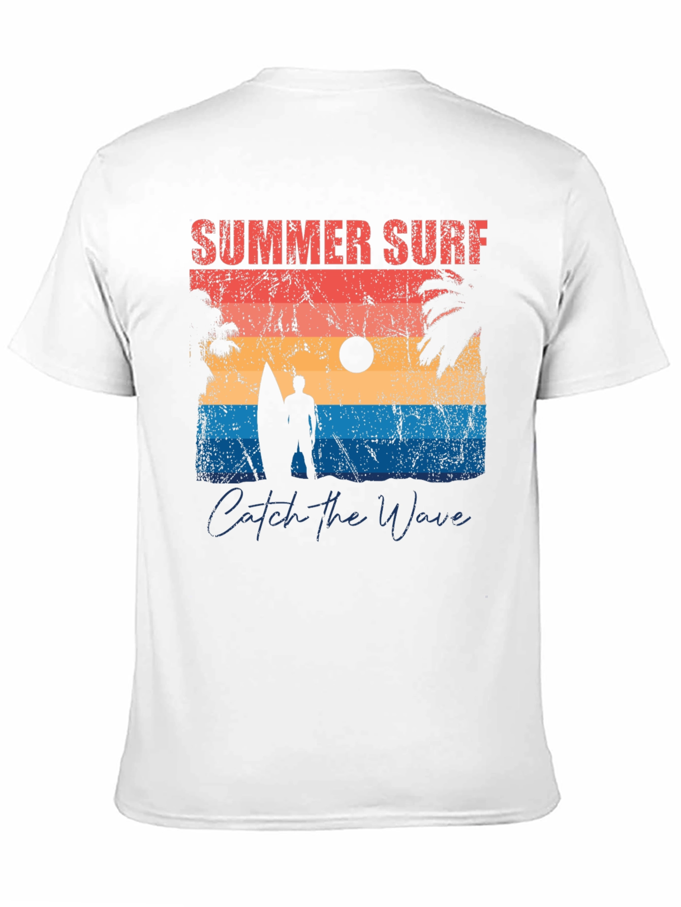 Summer Surf Graphic Tee - Catch the Wave