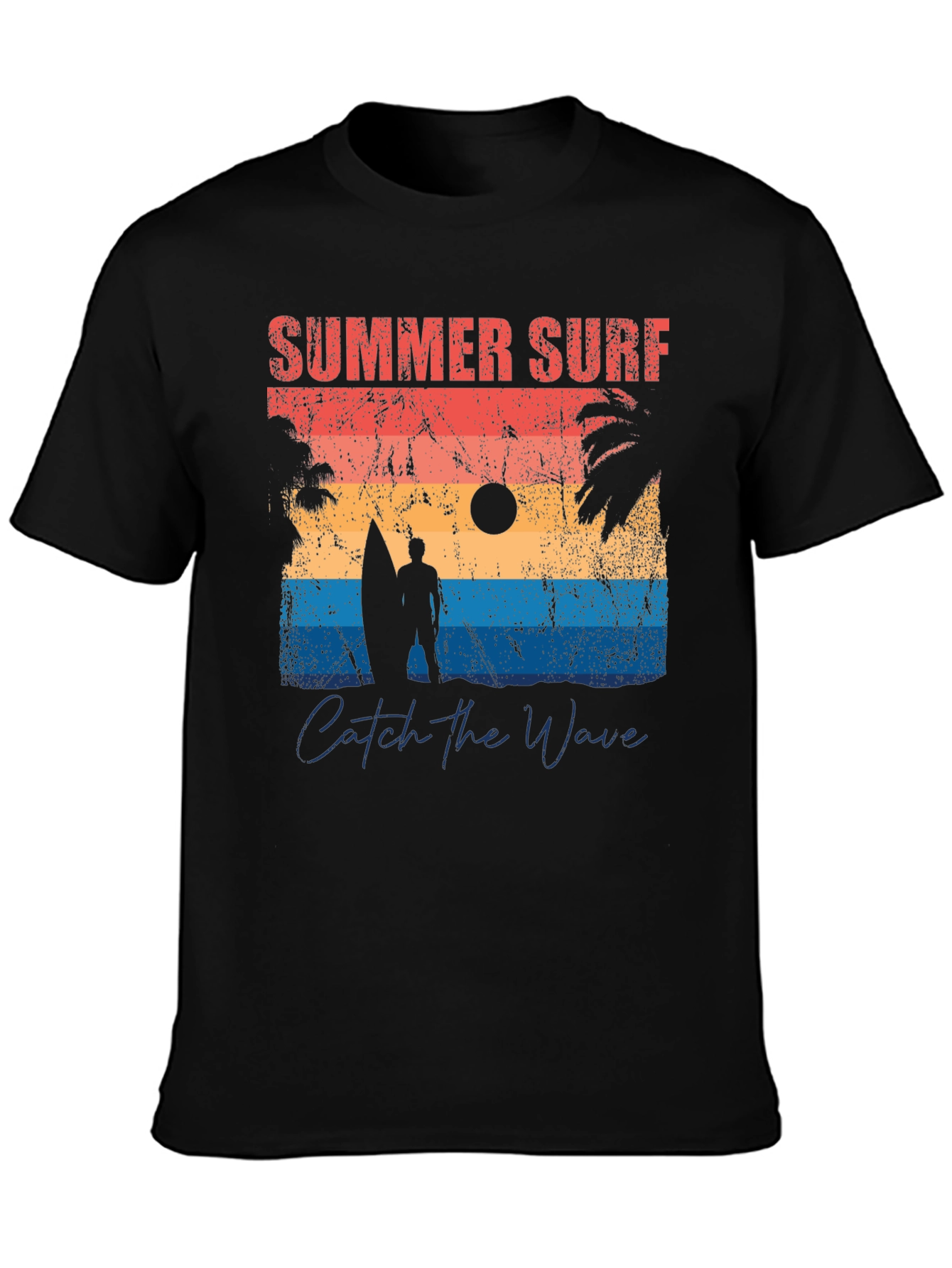 Summer Surf Graphic Tee - Catch the Wave