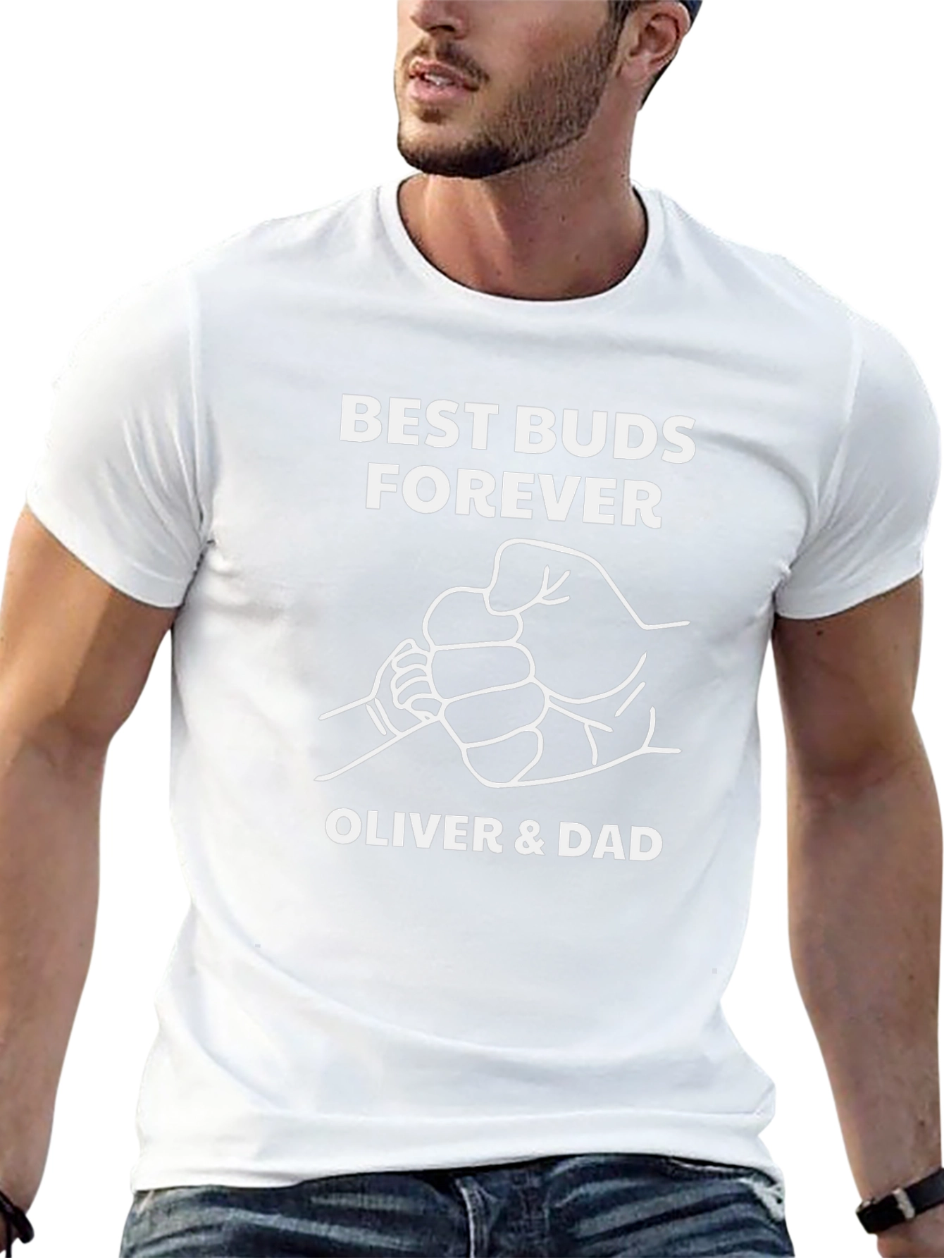Best Buds Forever Dad & Oliver T-Shirt