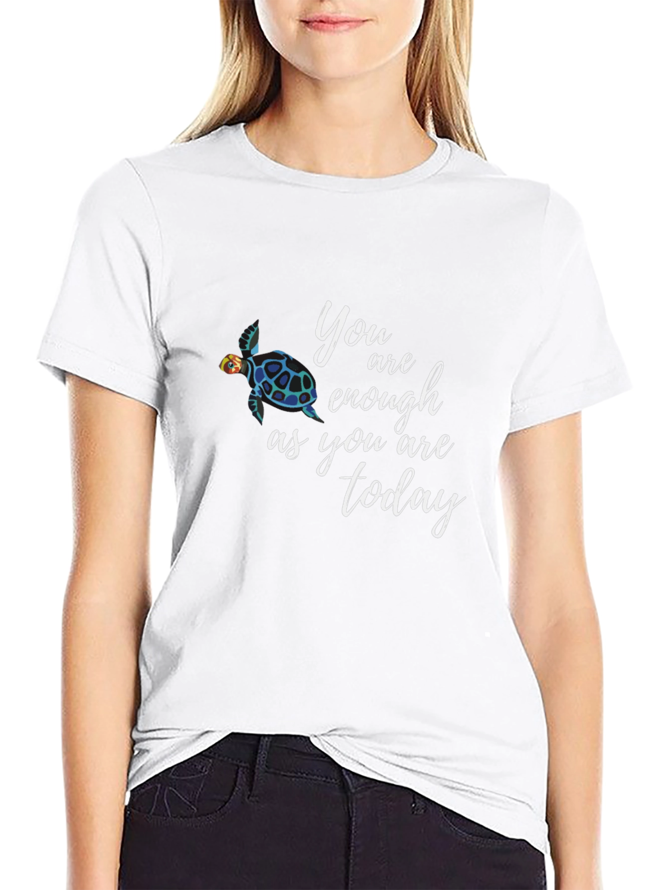You Are Enough Turtle Graphic Tee