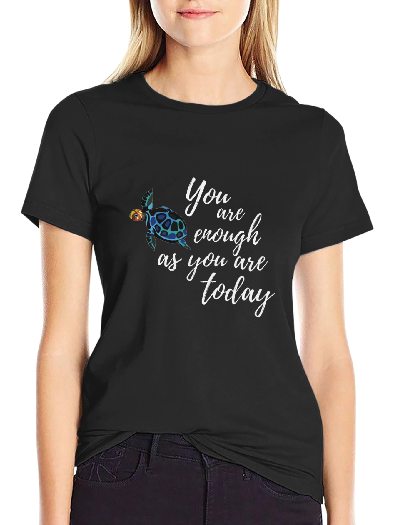 You Are Enough Turtle Graphic Tee