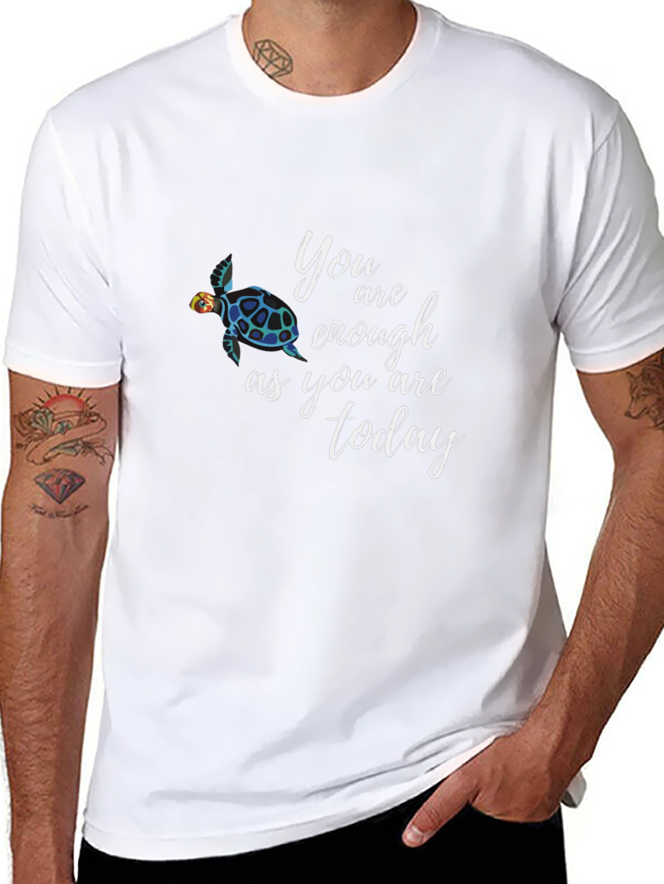 You Are Enough Turtle Graphic Tee