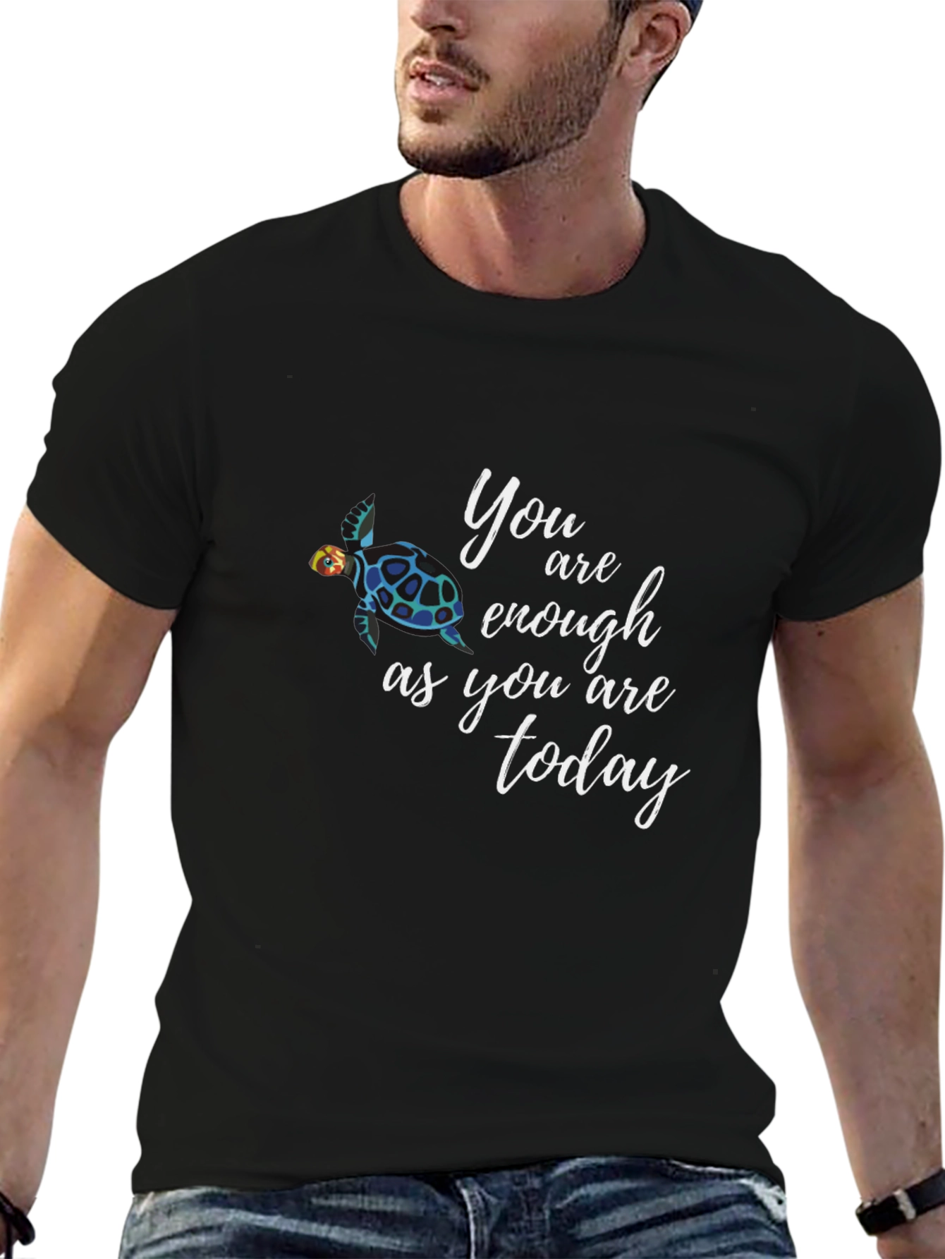 You Are Enough Turtle Graphic Tee