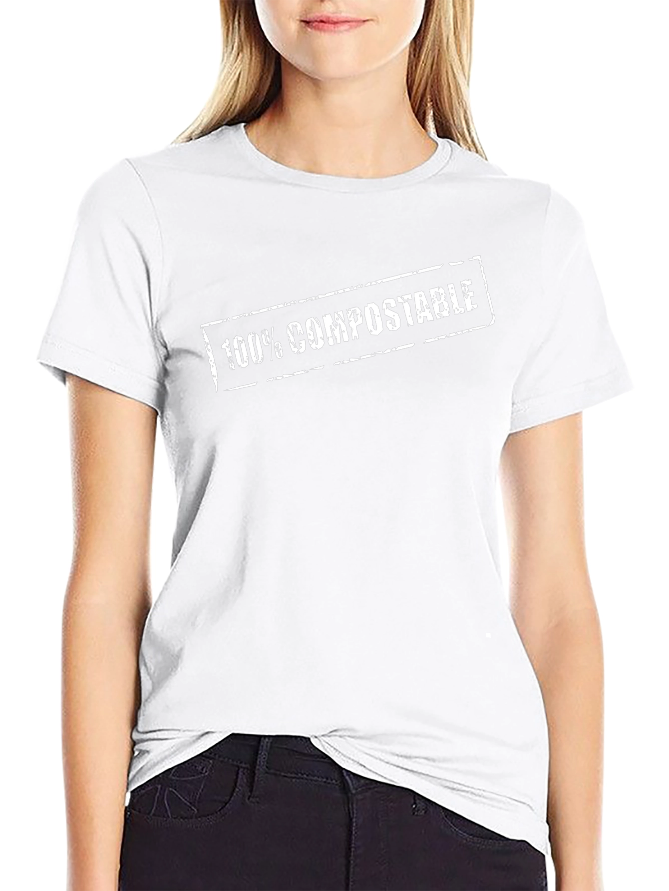 100% Compostable Graphic T-Shirt - Eco-Friendly Tee