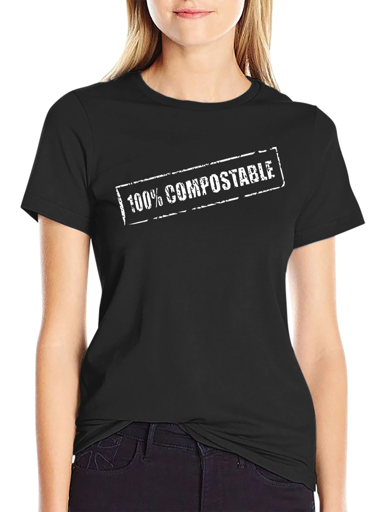 100% Compostable Graphic T-Shirt - Eco-Friendly Tee