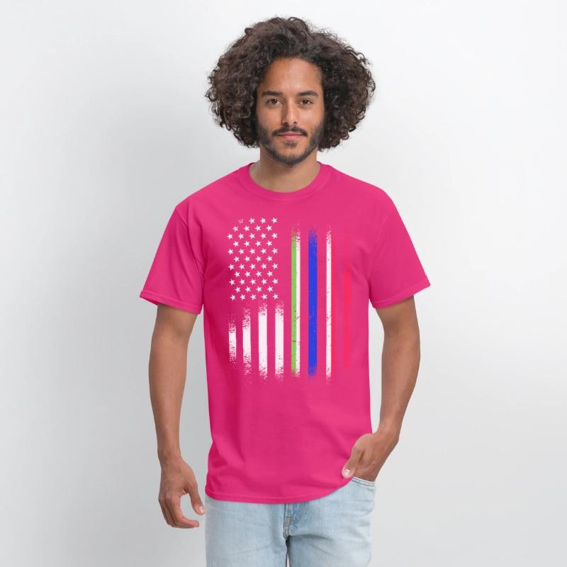 Gambian American Grown Country USA Flags Stripes