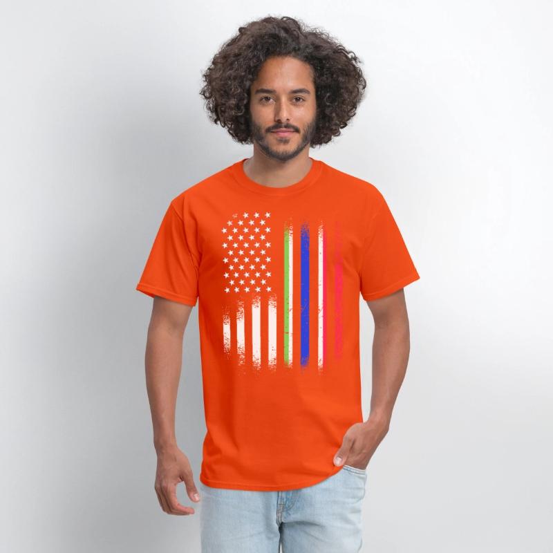 Gambian American Grown Country USA Flags Stripes