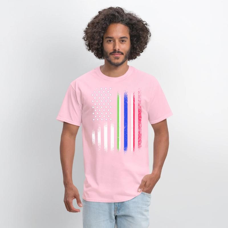 Gambian American Grown Country USA Flags Stripes