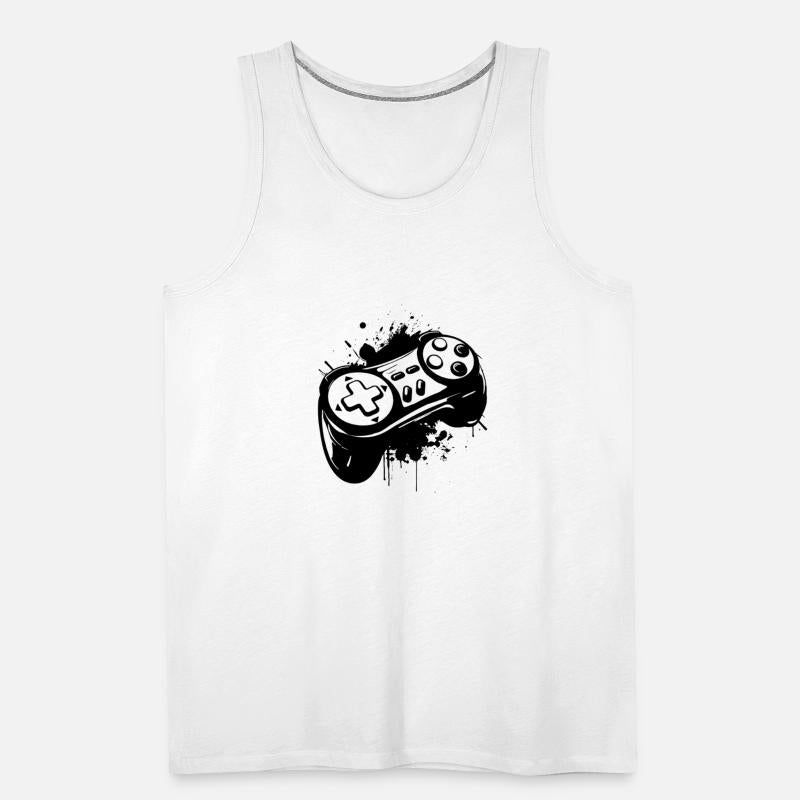 Gaming Controller Color Splotch