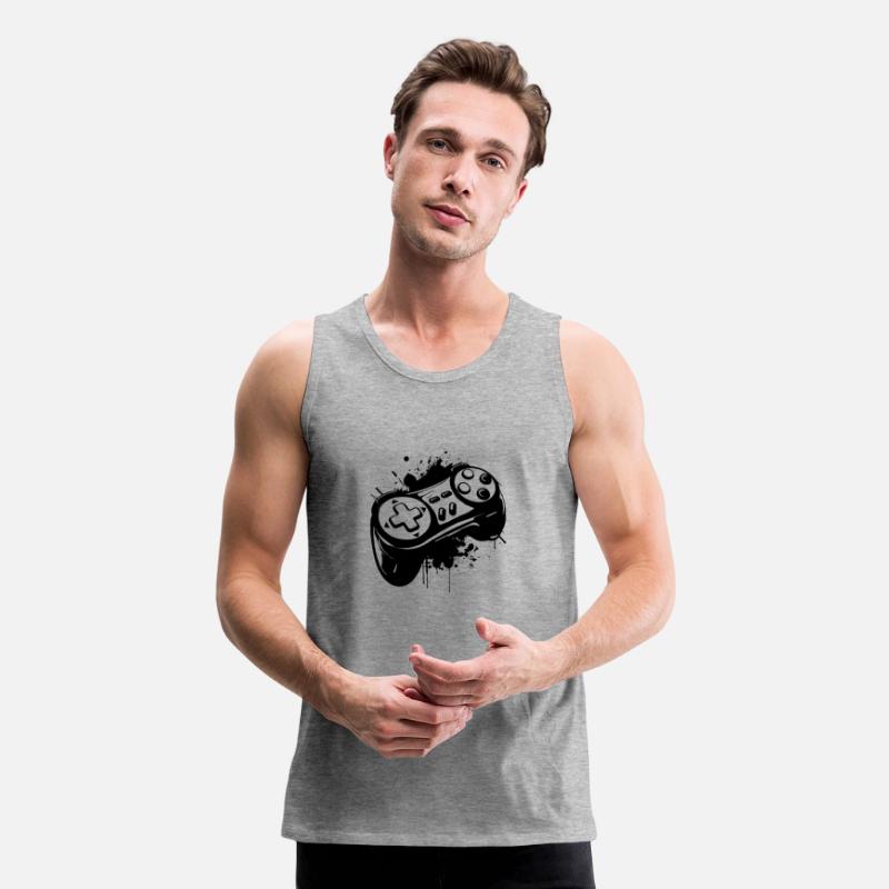 Gaming Controller Color Splotch