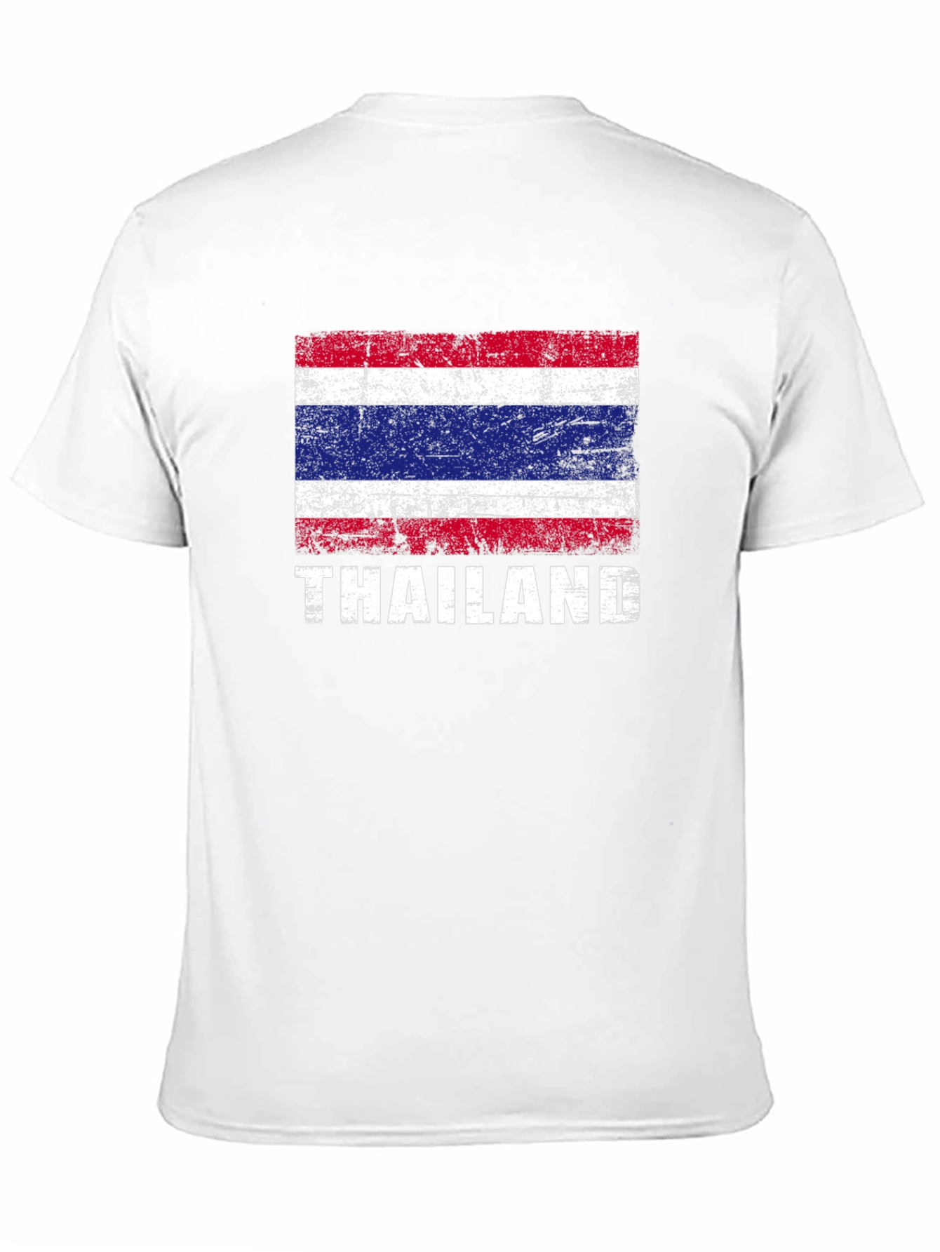 Thailand Flag T-Shirt - Distressed Style