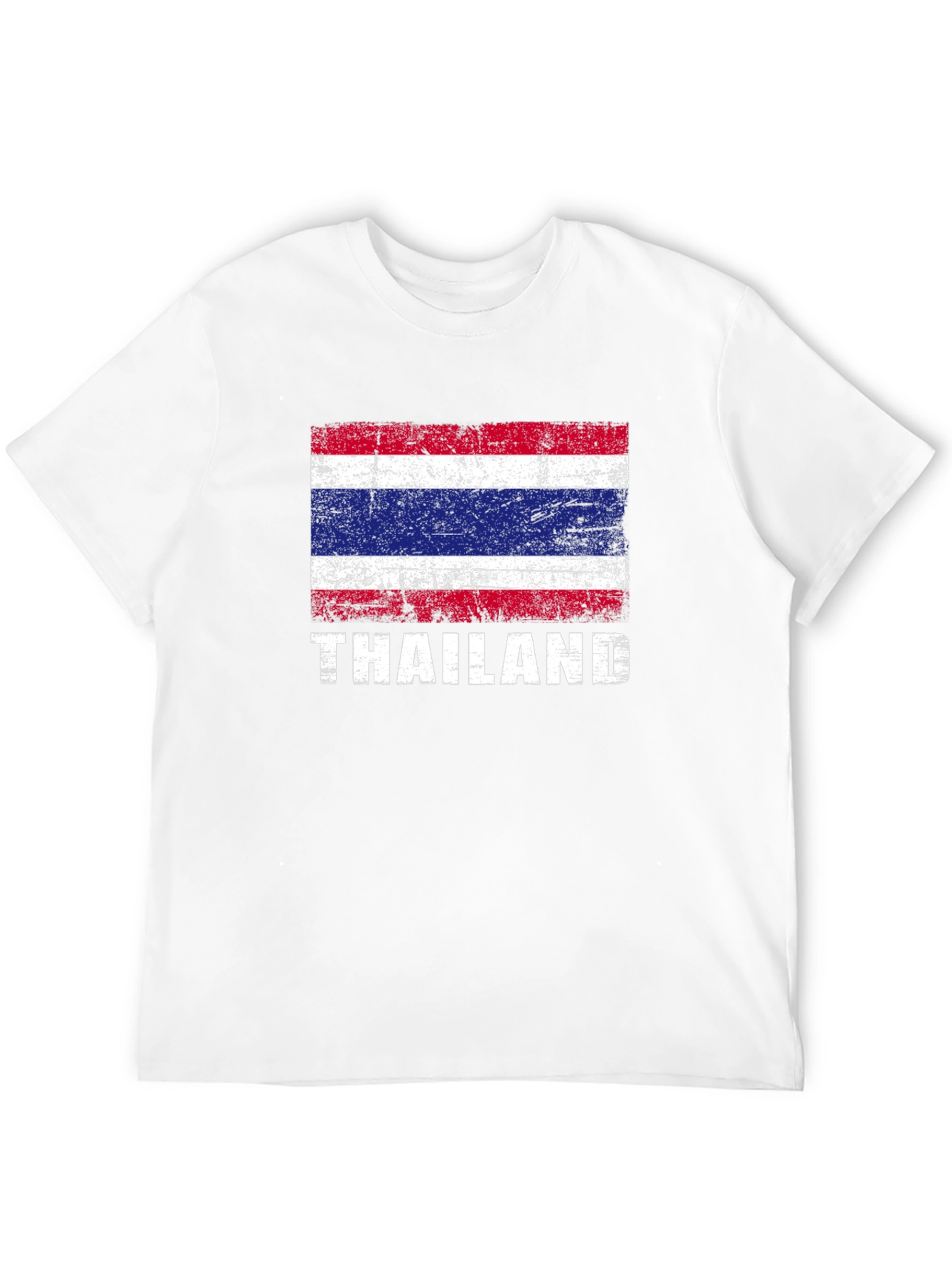 Thailand Flag T-Shirt - Distressed Style