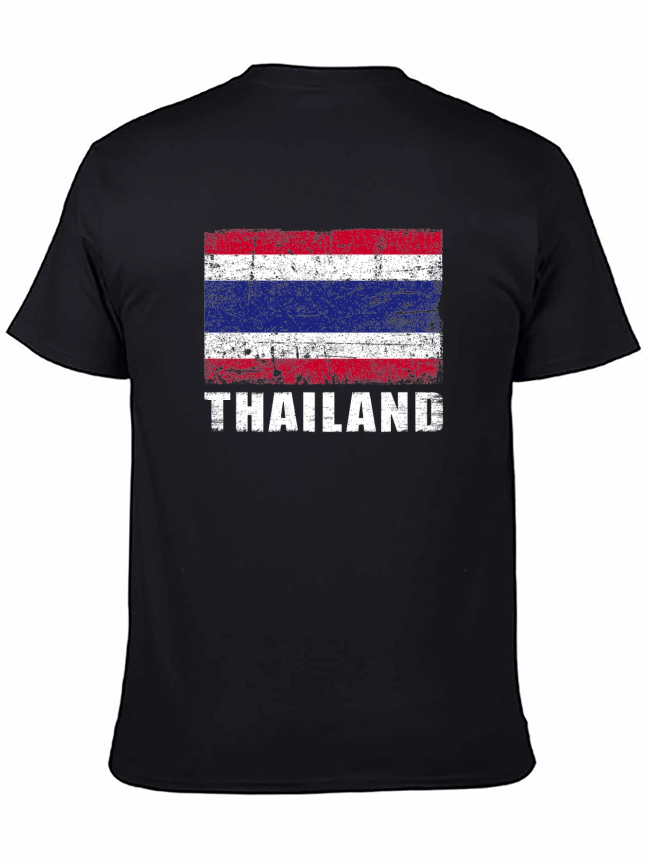Thailand Flag T-Shirt - Distressed Style