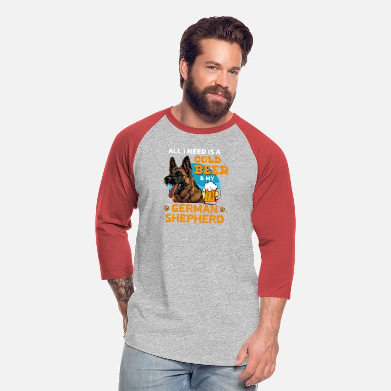 German Shepherd ALL I WANT IS COLD BEER AND