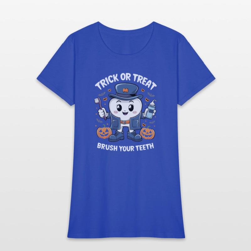 Ghost Dentists Trick or Treat Brush Your Teeth