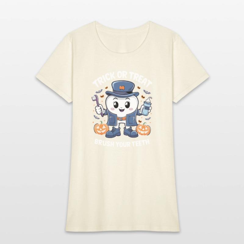 Ghost Dentists Trick or Treat Brush Your Teeth