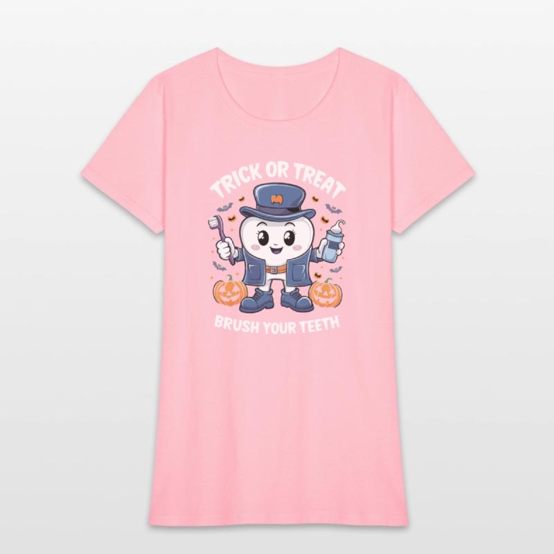 Ghost Dentists Trick or Treat Brush Your Teeth