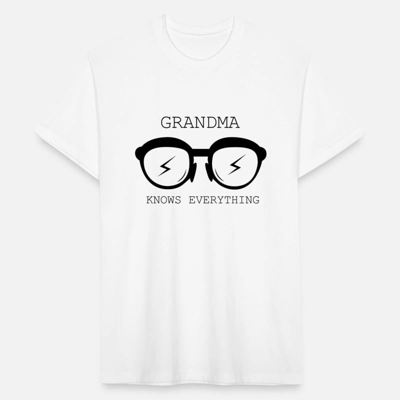 Gift Idea Grandma Knows Everything light shirt