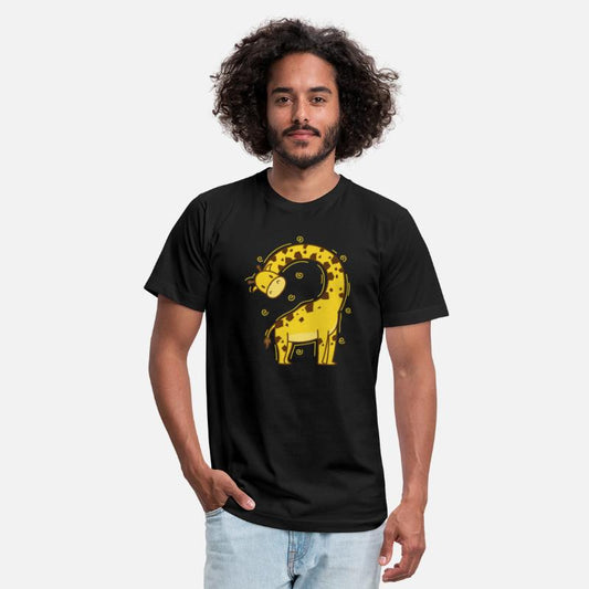 Giraffe with crooked neck Zoo Animal Park