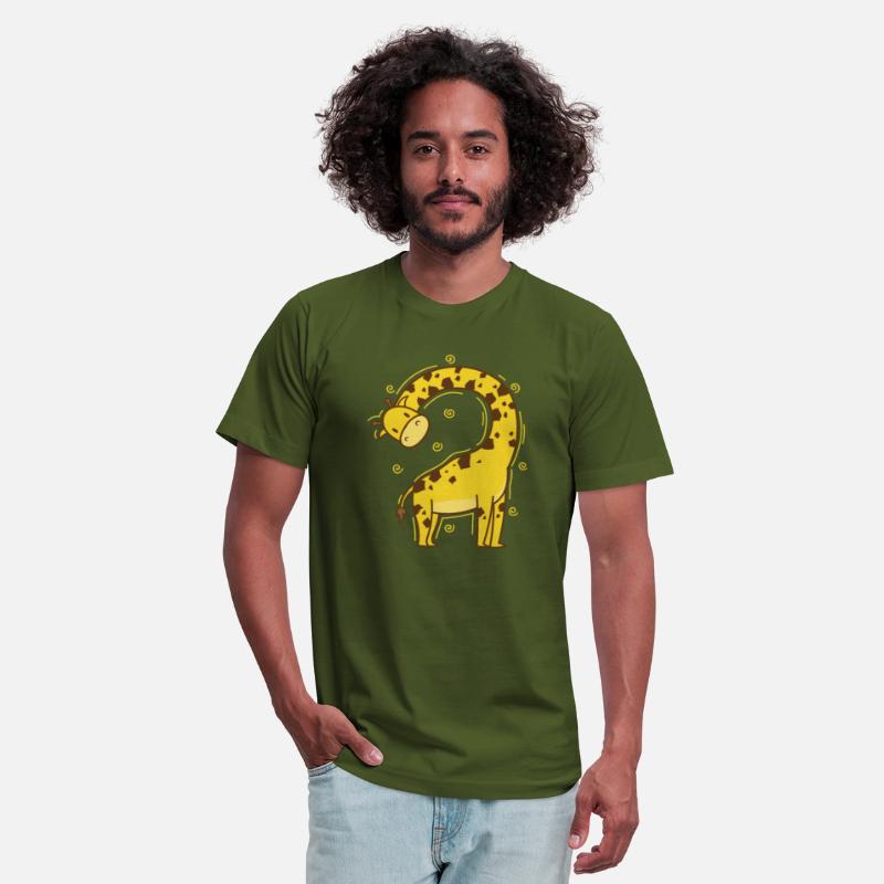 Giraffe with crooked neck Zoo Animal Park