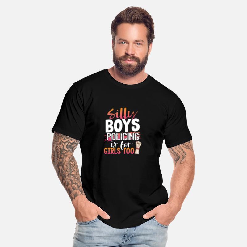 Girl Police Officer Gift Silly Boys Policing is