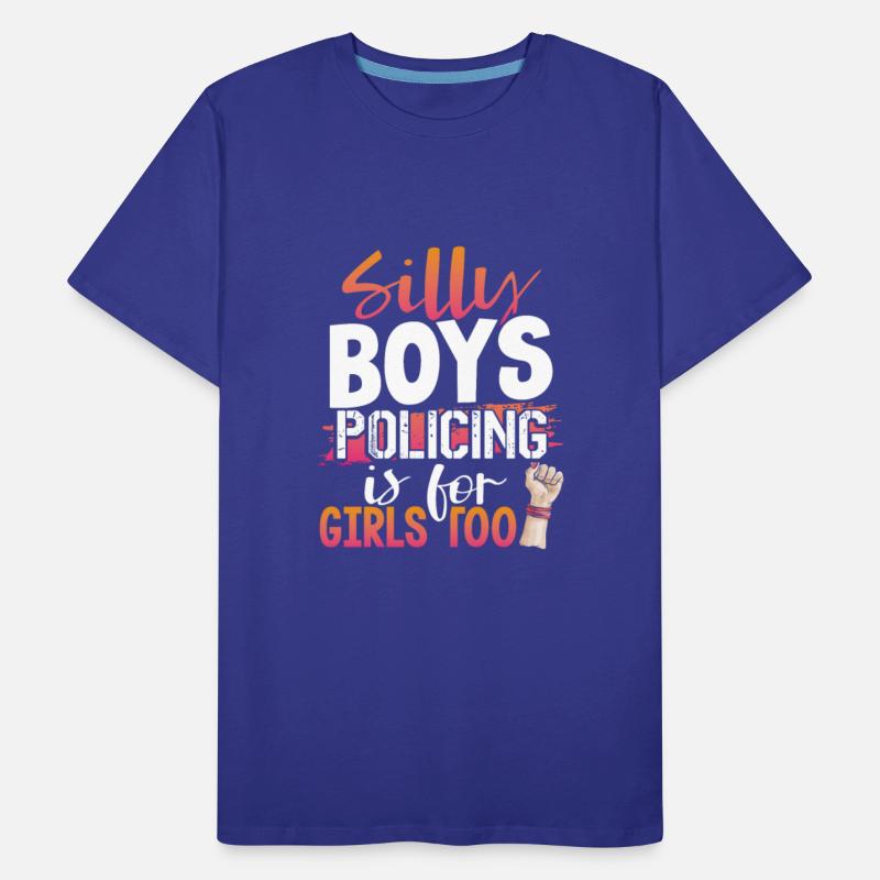 Girl Police Officer Gift Silly Boys Policing is