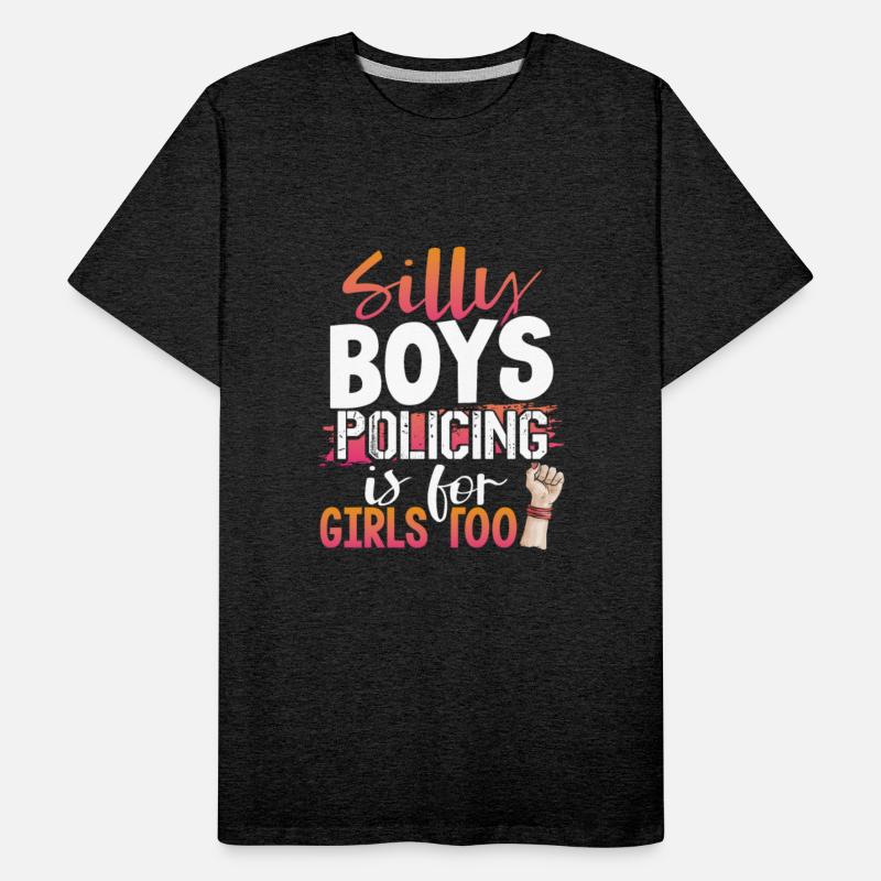 Girl Police Officer Gift Silly Boys Policing is