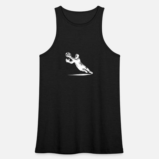 Goalkeeper With Strong Reflexes In Full Defensive