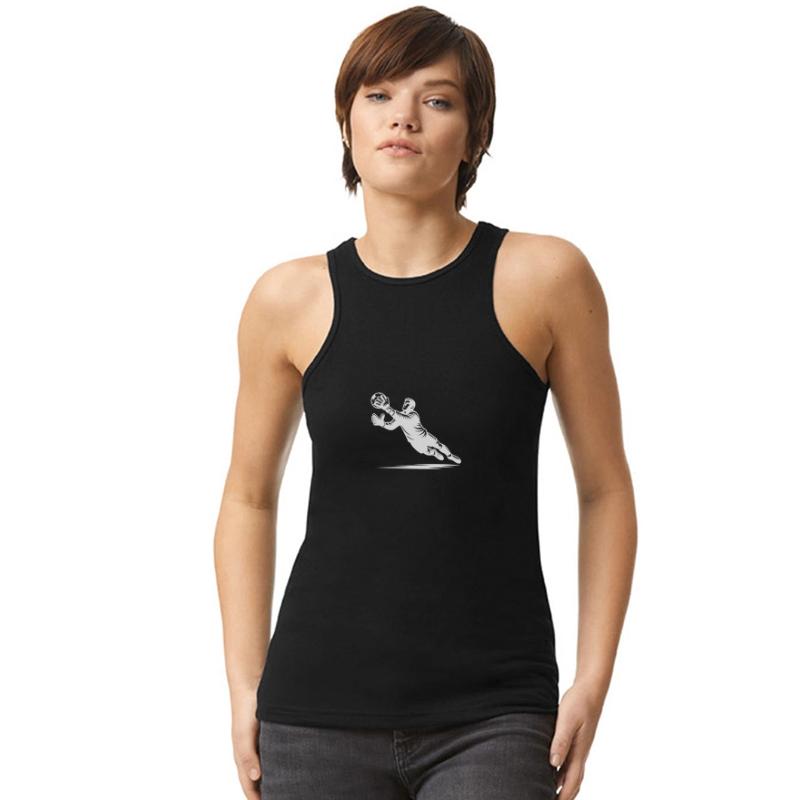 Goalkeeper With Strong Reflexes In Full Defensive