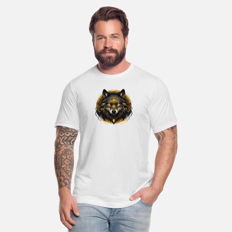 Golden Ornamental Wolf