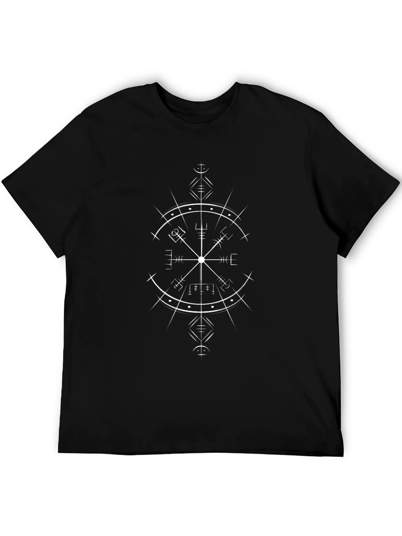 Vegvisir Compass T-Shirt - Norse Viking Design
