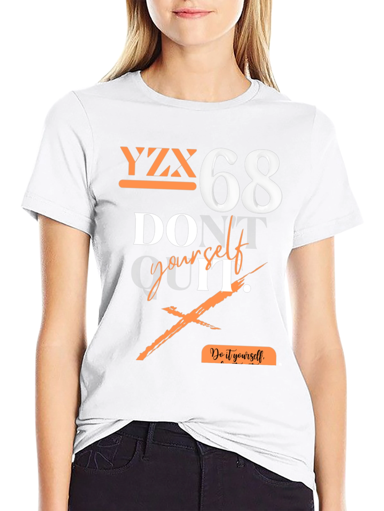 YZX 68 Graphic Print T-Shirt - Do It Yourself