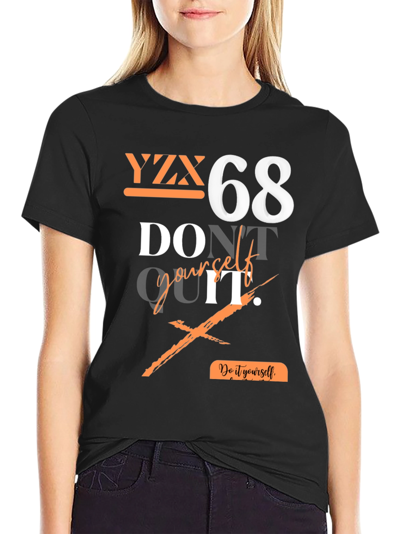 YZX 68 Graphic Print T-Shirt - Do It Yourself