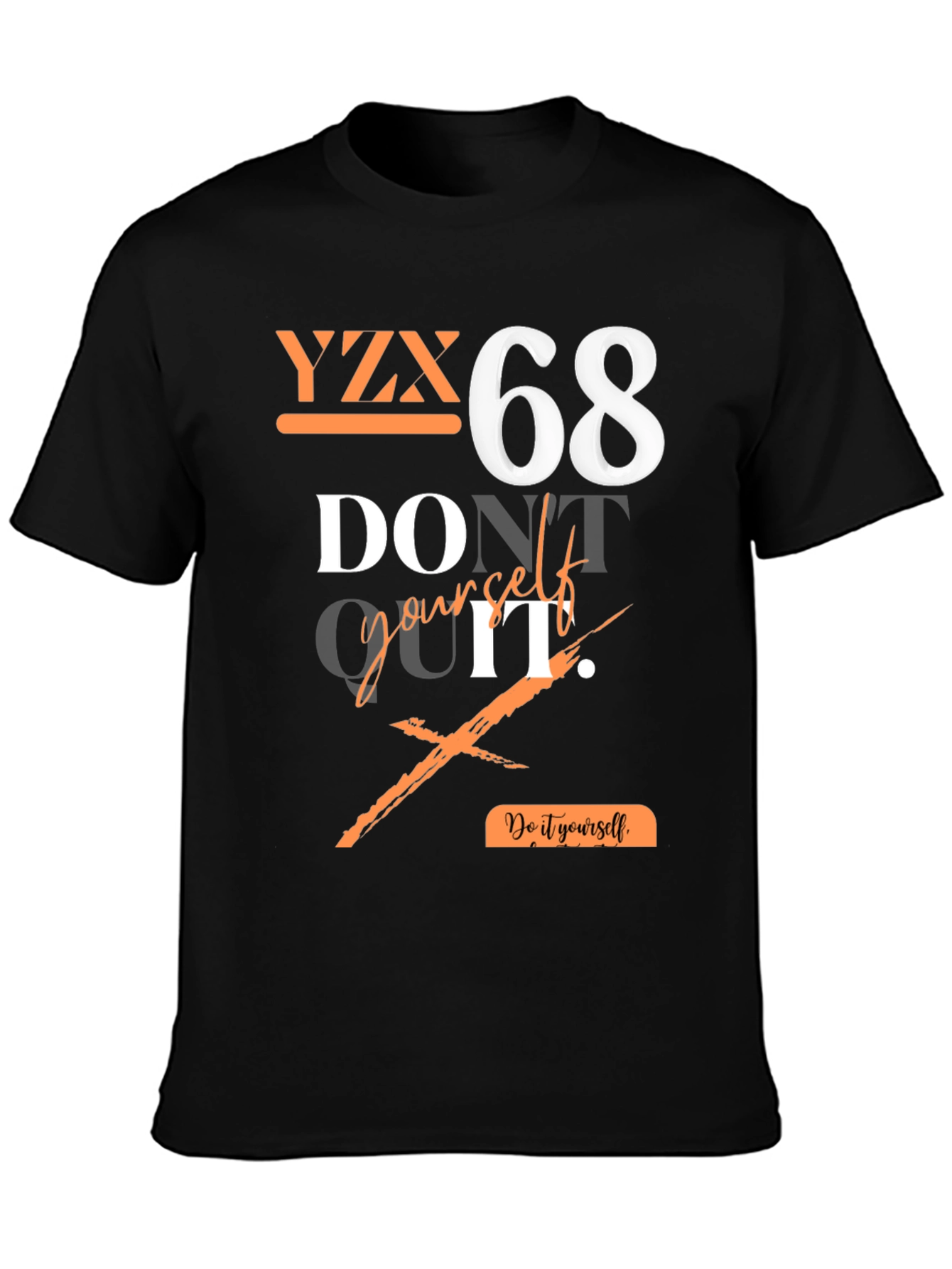 YZX 68 Graphic Print T-Shirt - Do It Yourself