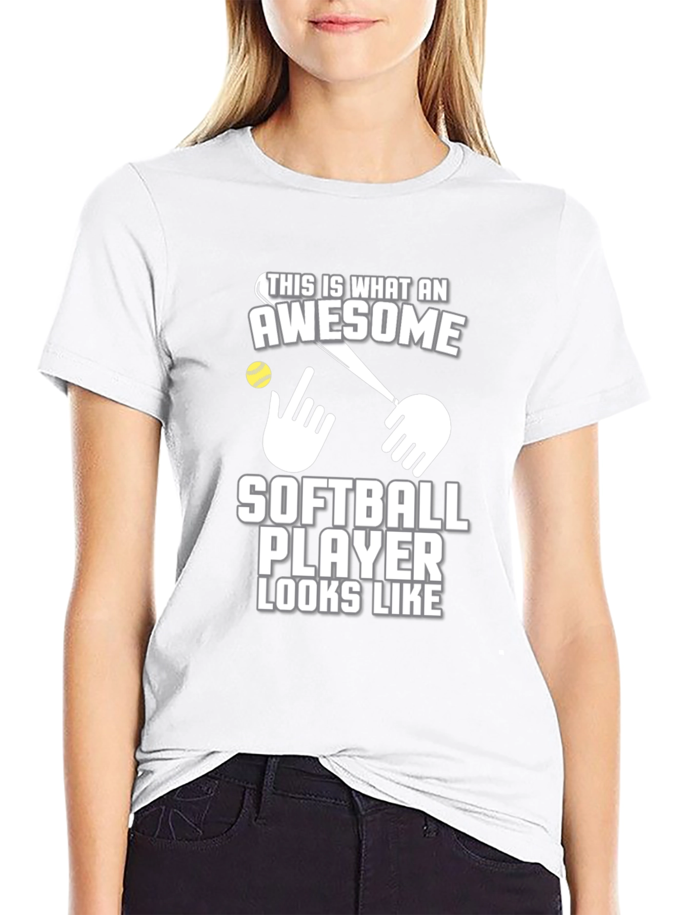 Awesome Softball Player T-Shirt