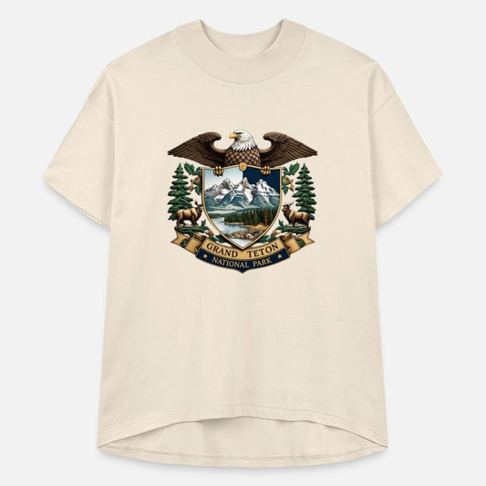 Grand Teton National Park Wyoming USA Logo