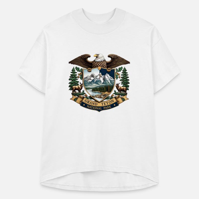 Grand Teton National Park Wyoming USA Logo