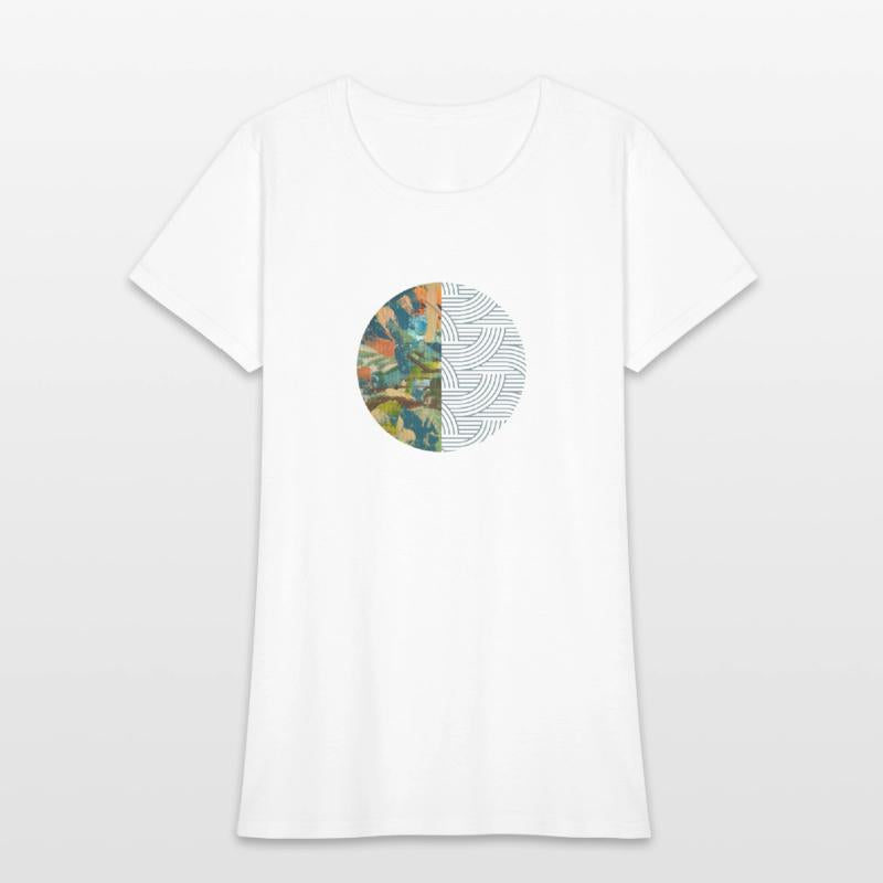 Green Organic Duality Minimalist Abstract Geometry