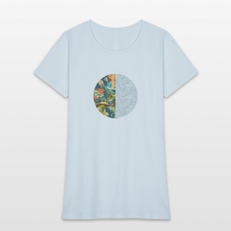 Green Organic Duality Minimalist Abstract Geometry