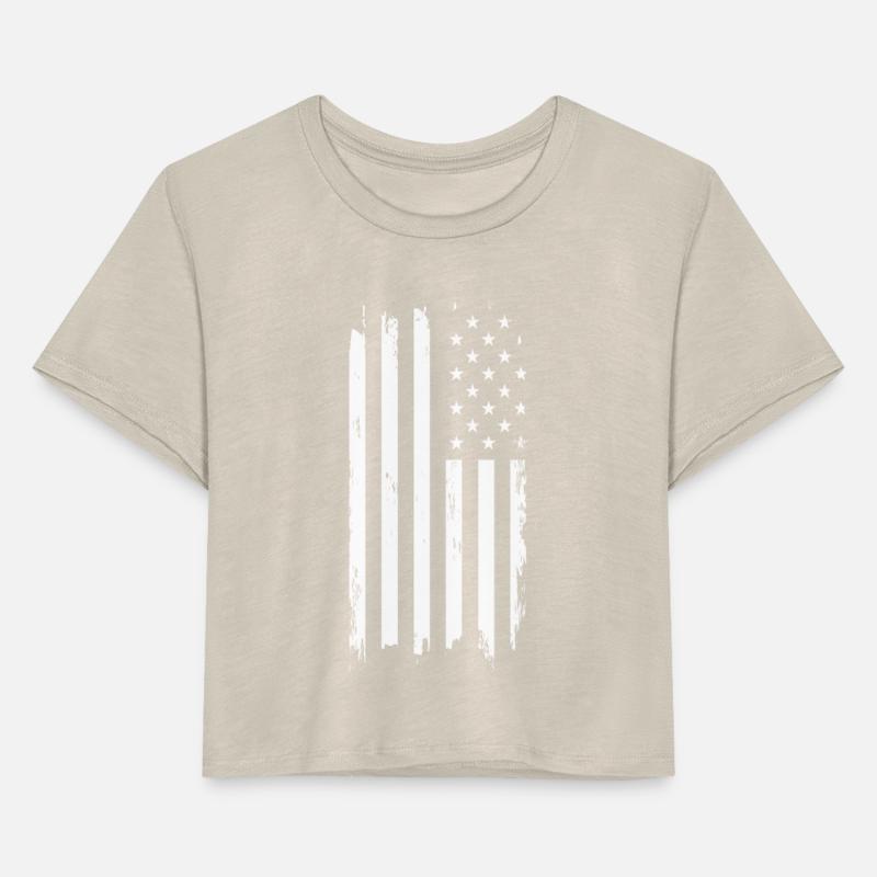 Grudge style American flag. Stars and stripes.