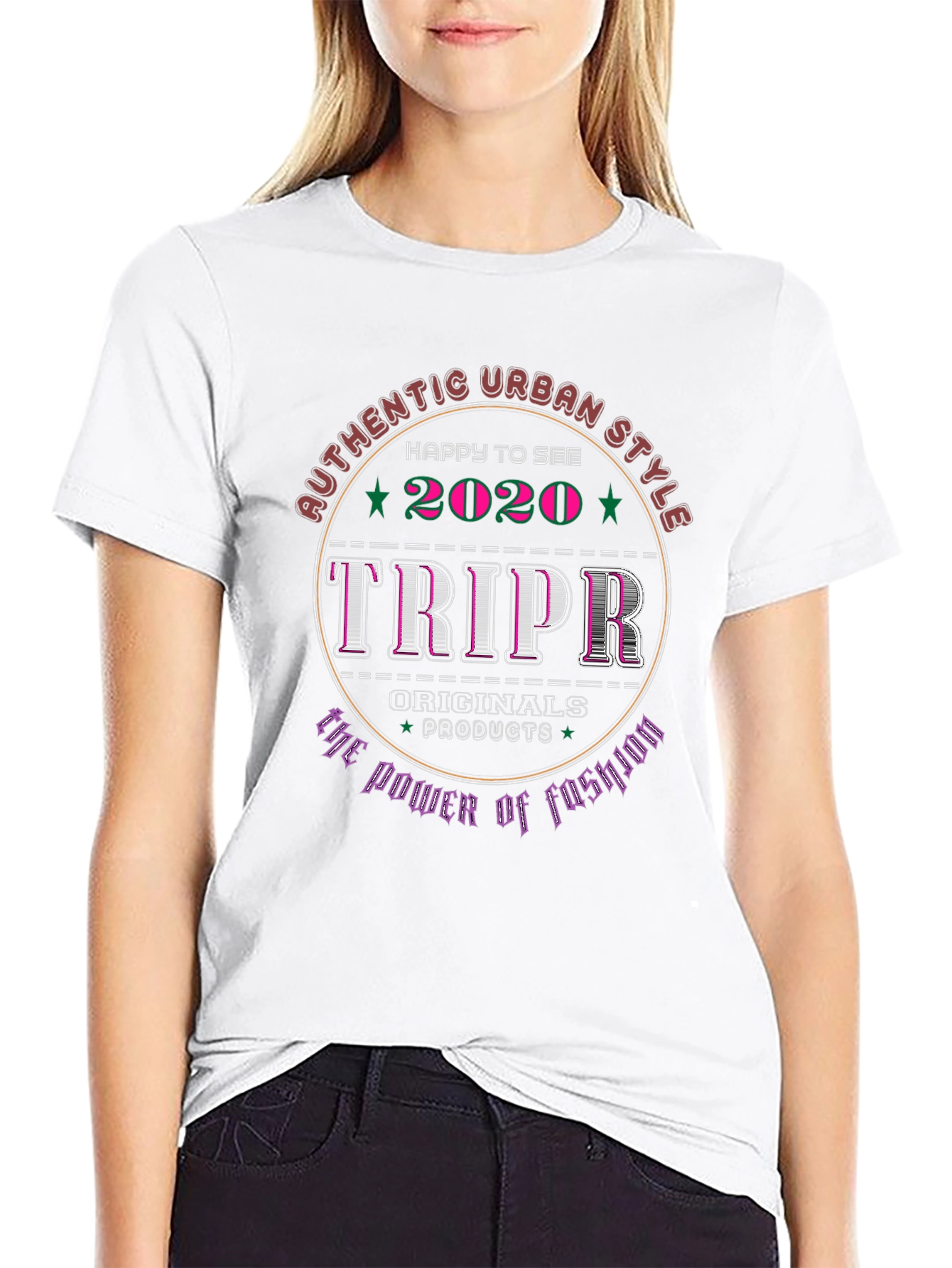 Authentic Urban Style Graphic T-Shirt