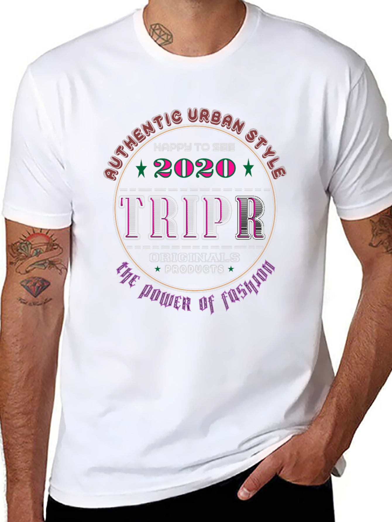 Authentic Urban Style Graphic T-Shirt