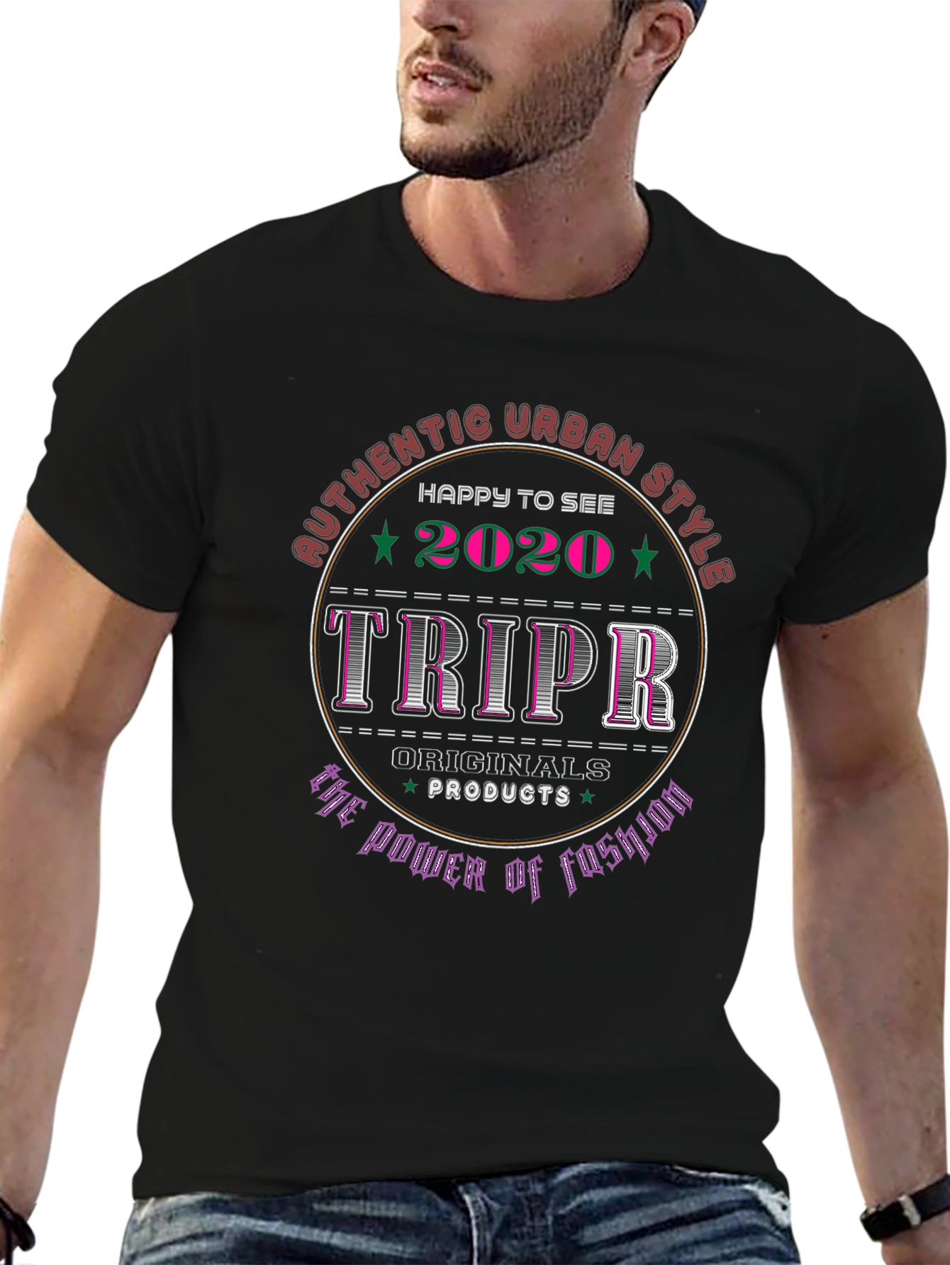 Authentic Urban Style Graphic T-Shirt