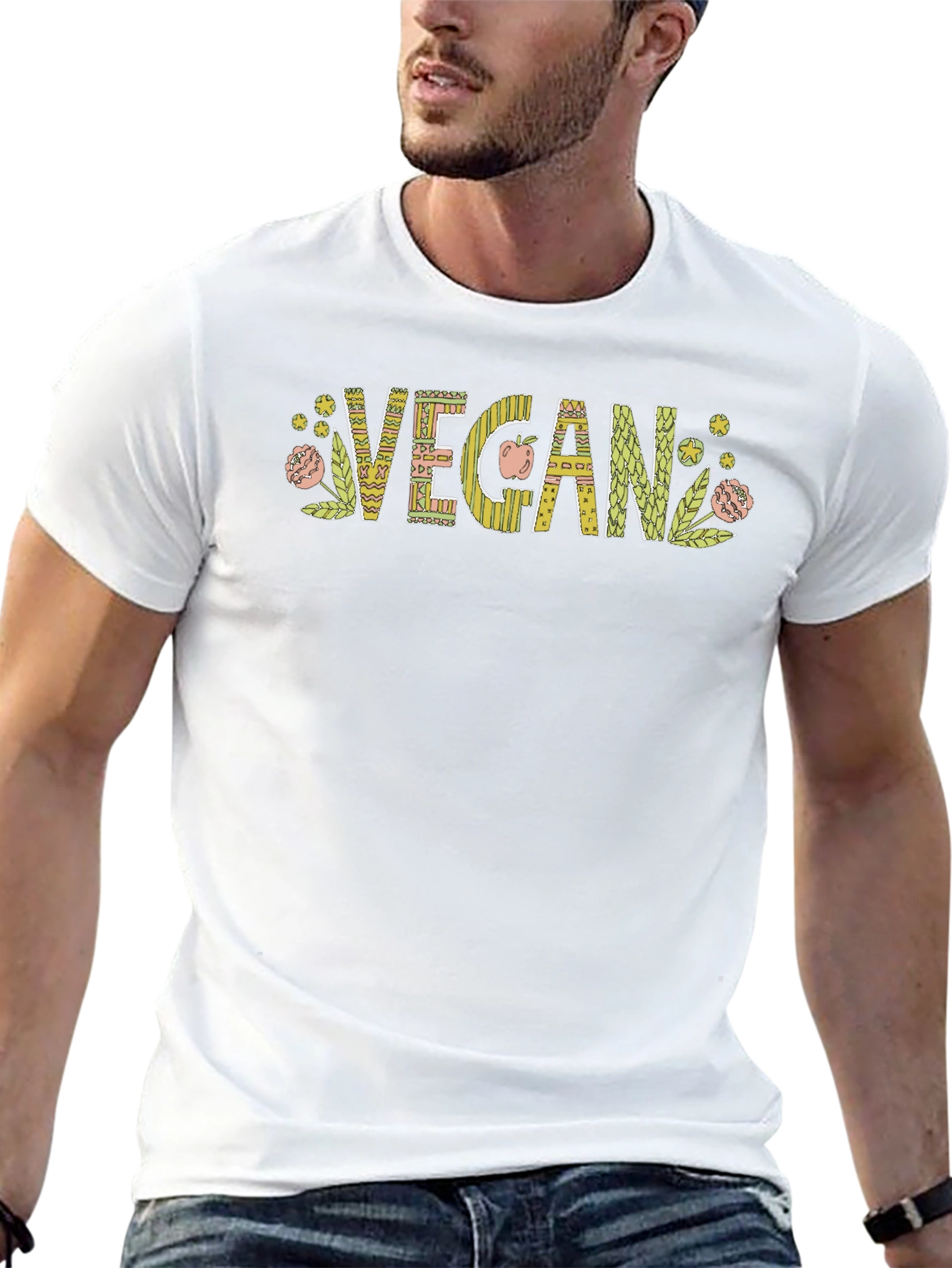 Vegan Graphic Tee - Stylish & Comfortable