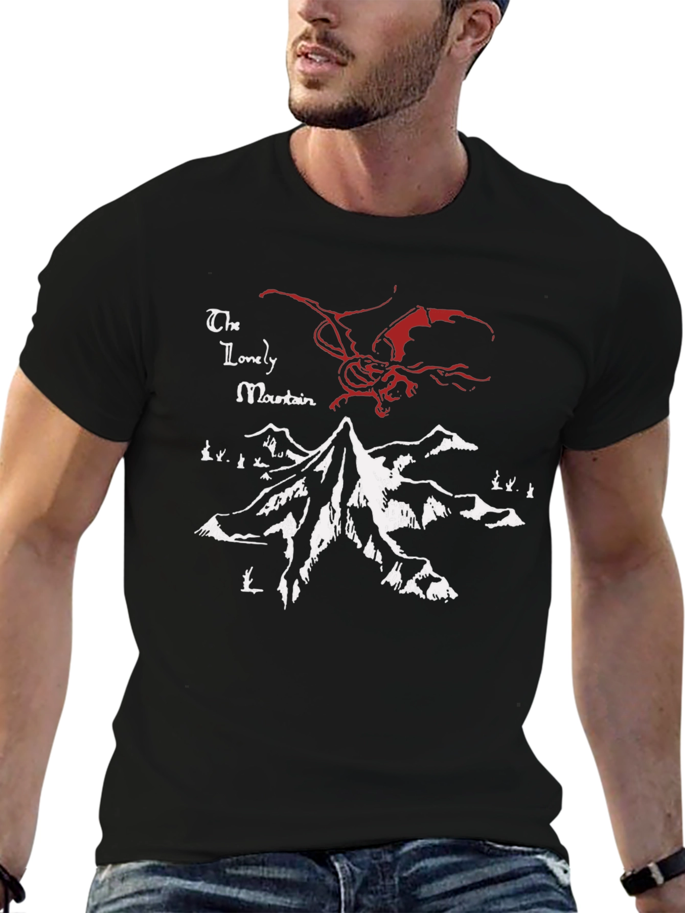 The Lonely Mountain T-Shirt - Smaug Dragon