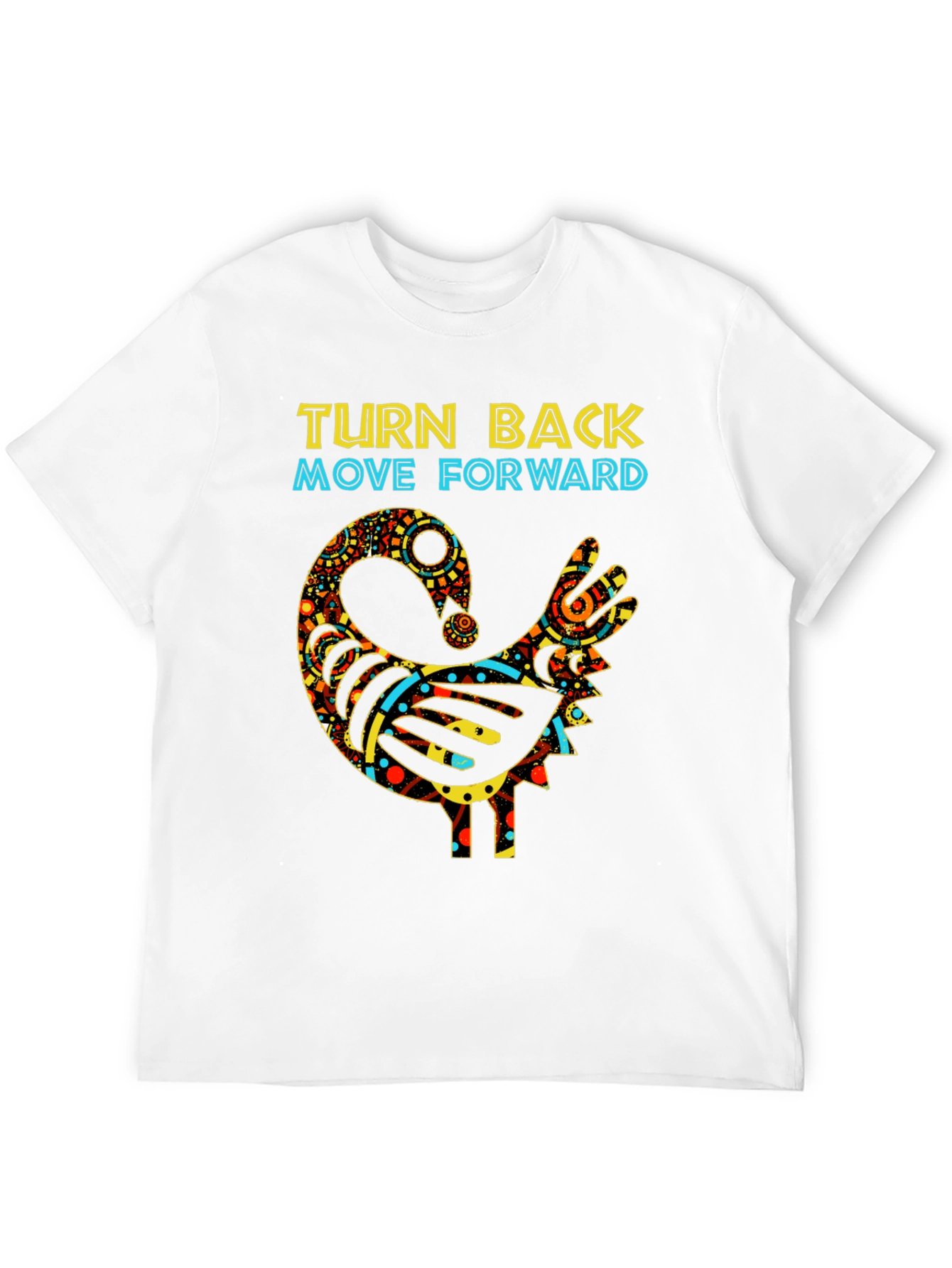 Turn Back Move Forward Sankofa Bird T-Shirt