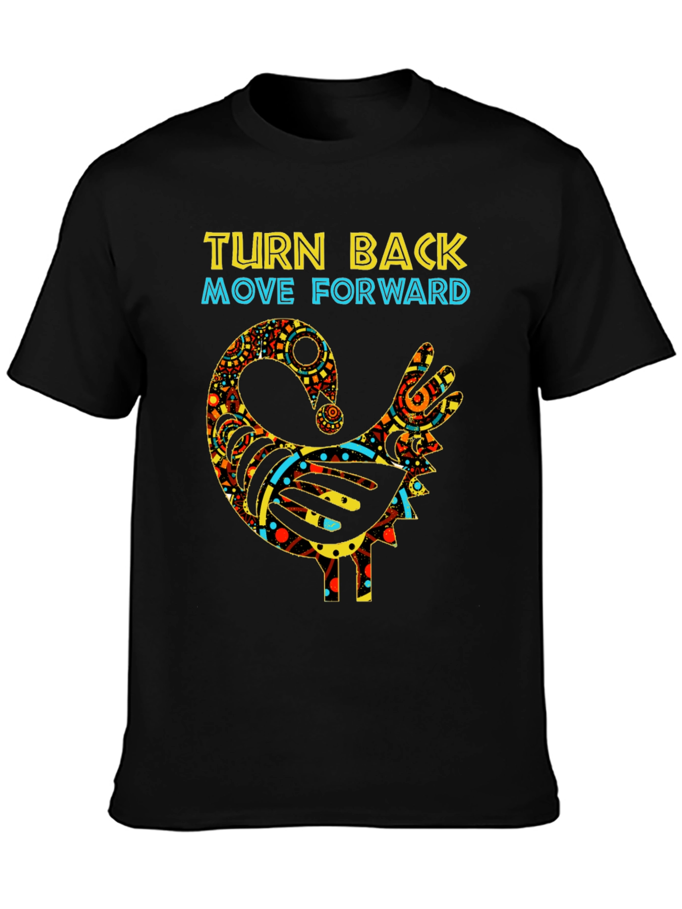 Turn Back Move Forward Sankofa Bird T-Shirt